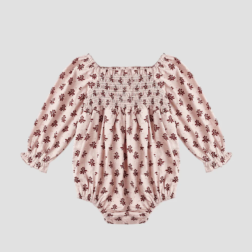 ADELAIDE ROMPER || BLUSH FLEUR