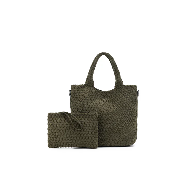 Arielle 2 Piece Suede Top Handle Bag - Image 3