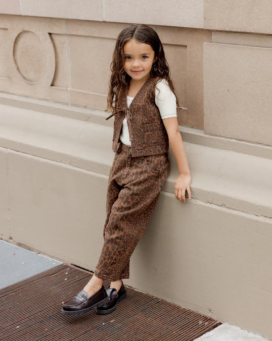 BARREL PANT || LEOPARD - BROWN - Image 2