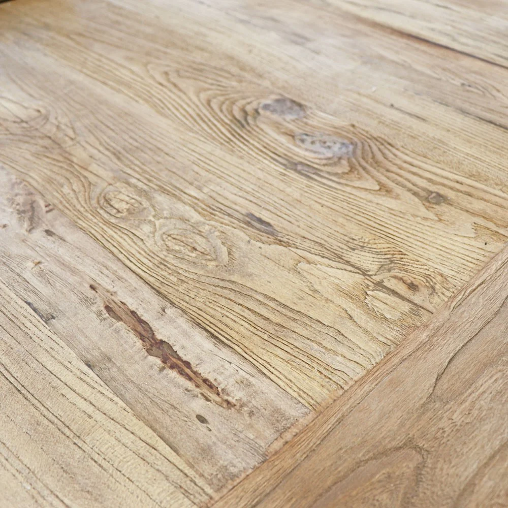 Farmhouse Elm Dining Table - Image 4