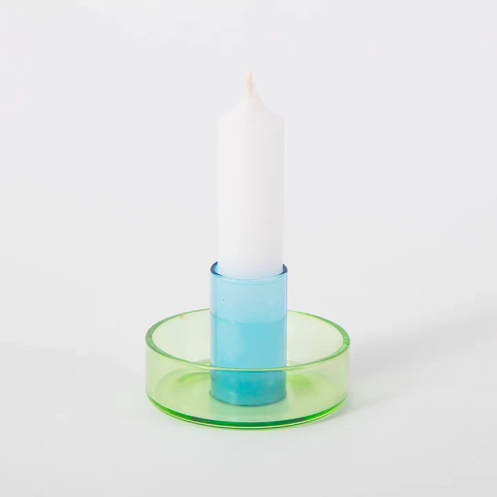 Block Duo Tone Candlestick Holder - Image 2