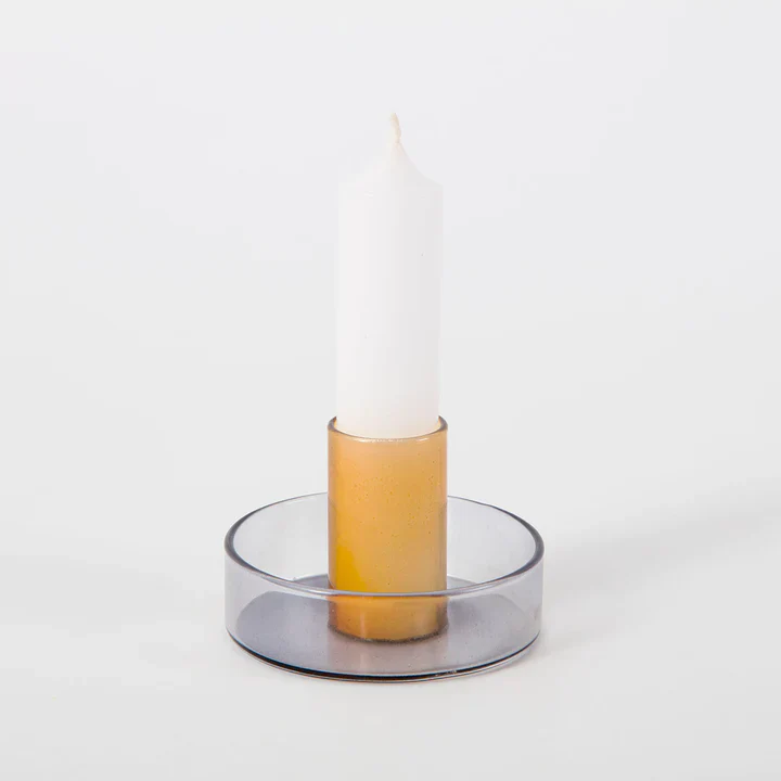 Block Duo Tone Candlestick Holder - Image 3
