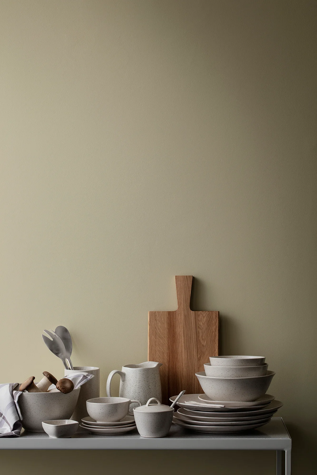 BROSTE Nordic Vanilla Small Low Bowl - Image 2