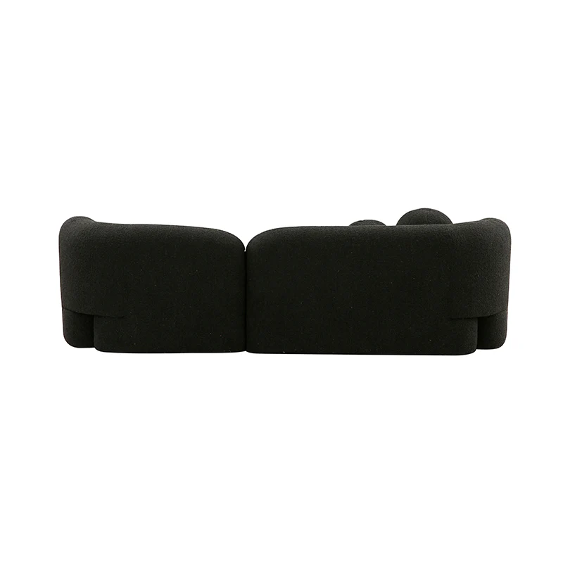 Seattle 3 Seater Couch - Dark Boucle - Image 4