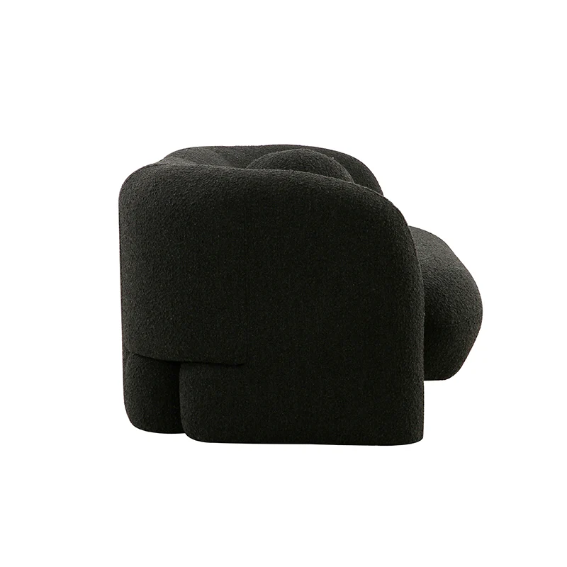 Seattle 3 Seater Couch - Dark Boucle - Image 5