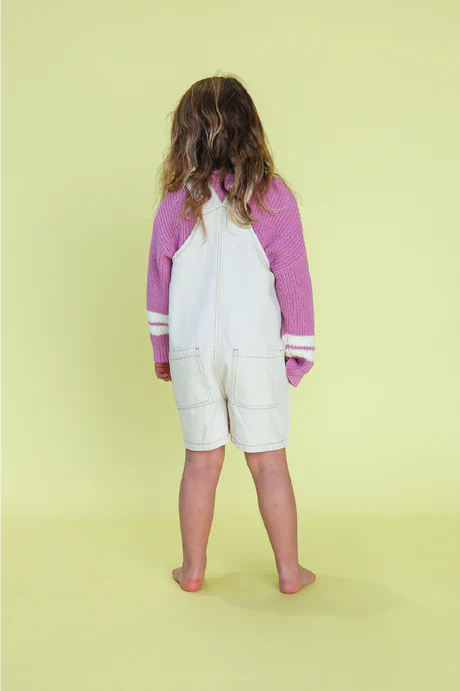Chunky Rib Pull Over - Raspberry - Image 6