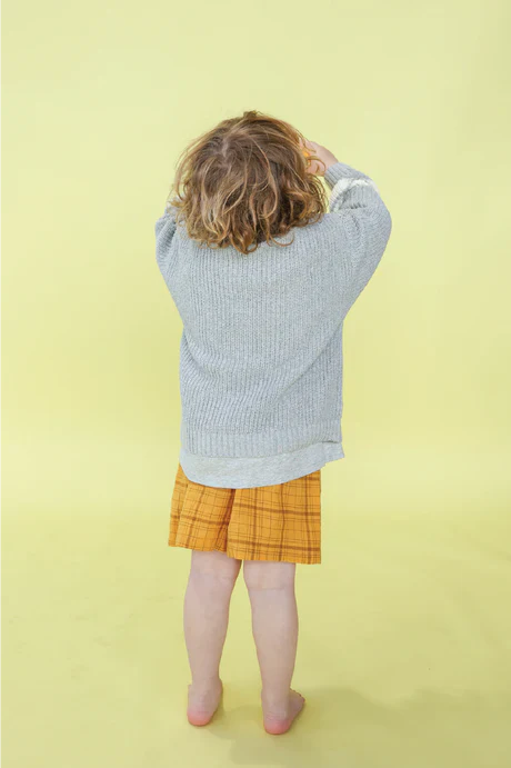 Chunky Rib Pull Over - Stone - Image 7