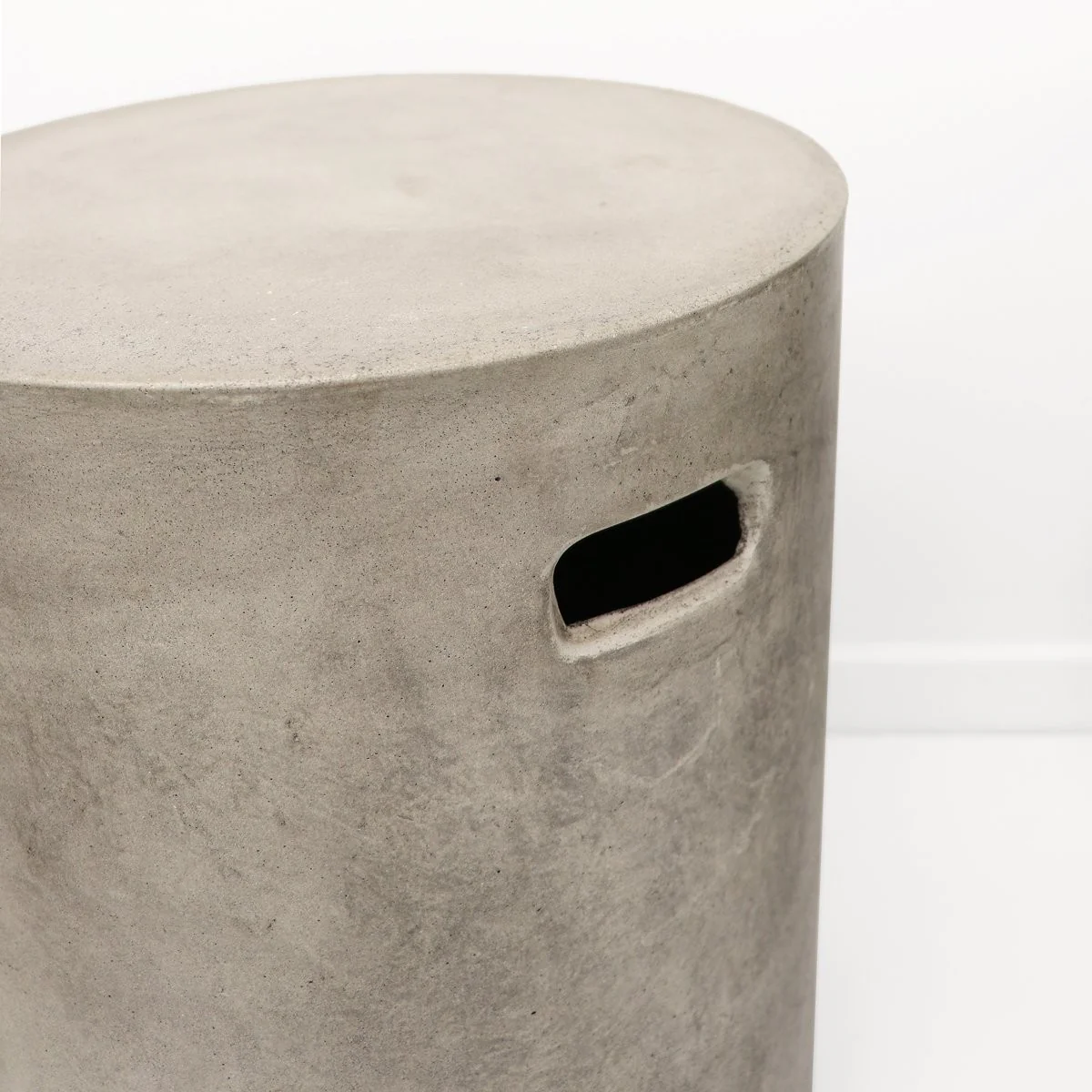 Concrete Pipe Side Table/Stool - Grey - Image 2