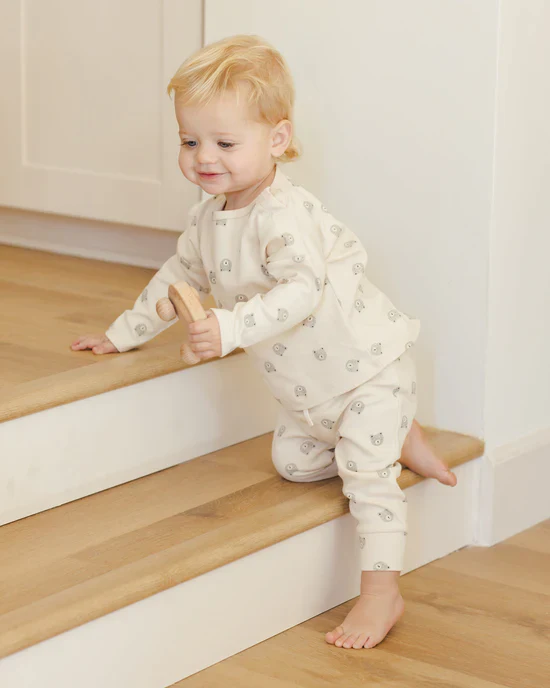 DRAWSTRING PANT || BEARS - NATURAL - Image 2