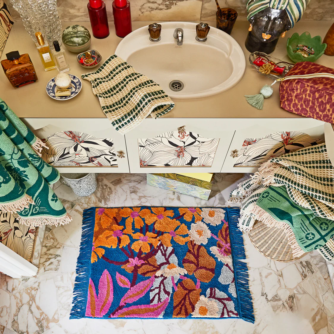 Genevieve Bath Mat - Capri - Image 2