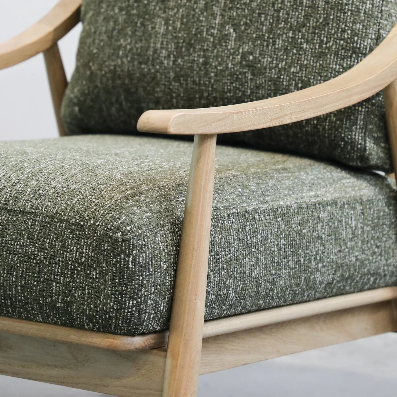Grace Armchair - Olive - Image 3