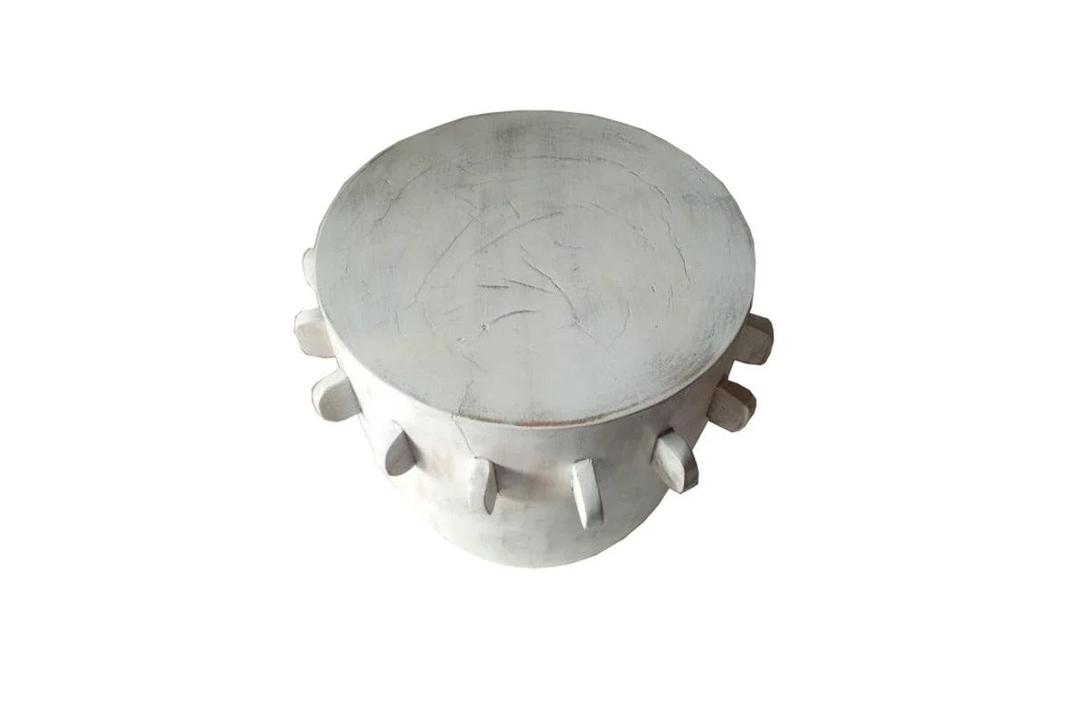 Java Kuping Side Table - White Wash - Image 2
