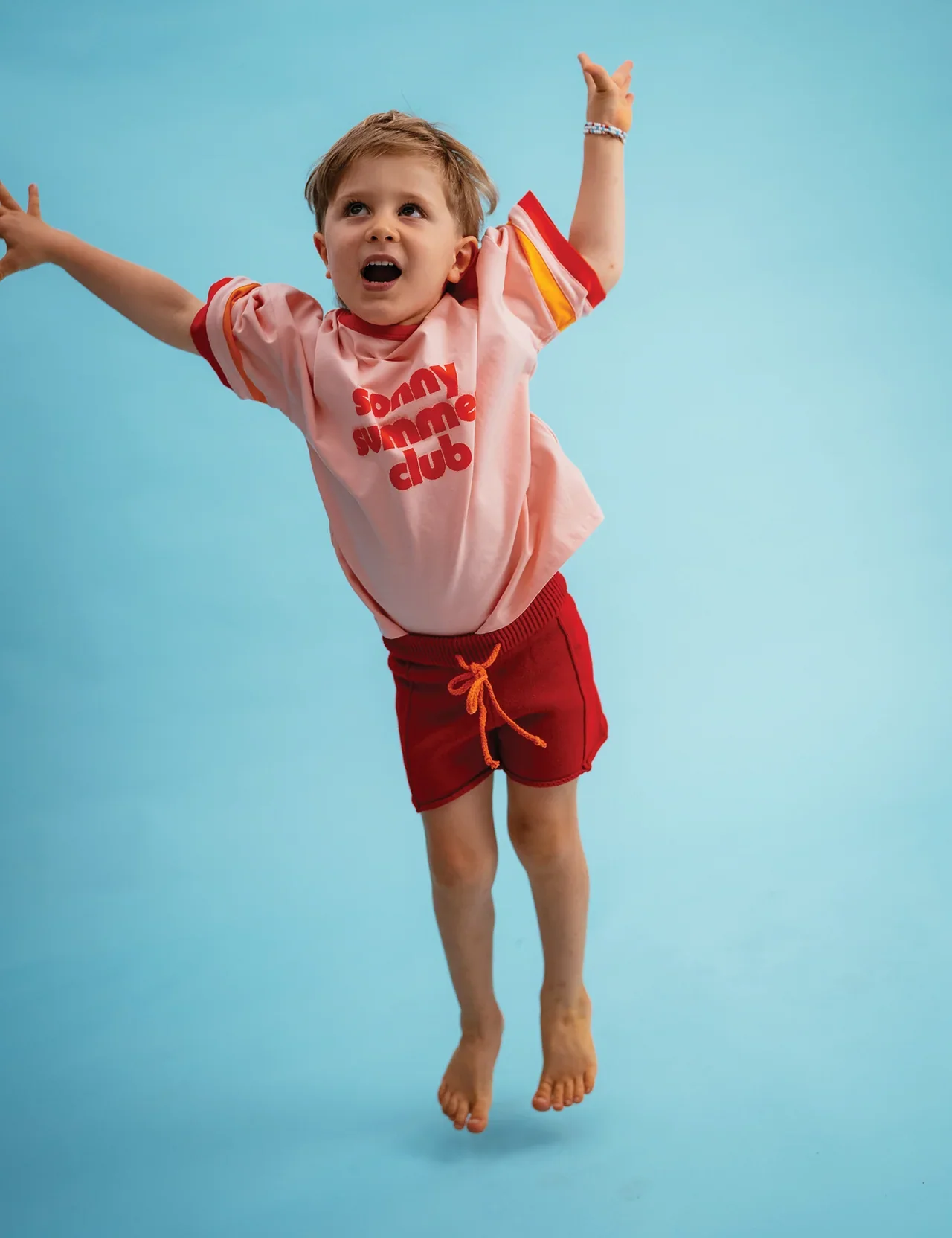 Knitted Shorties : Tomato - Image 3