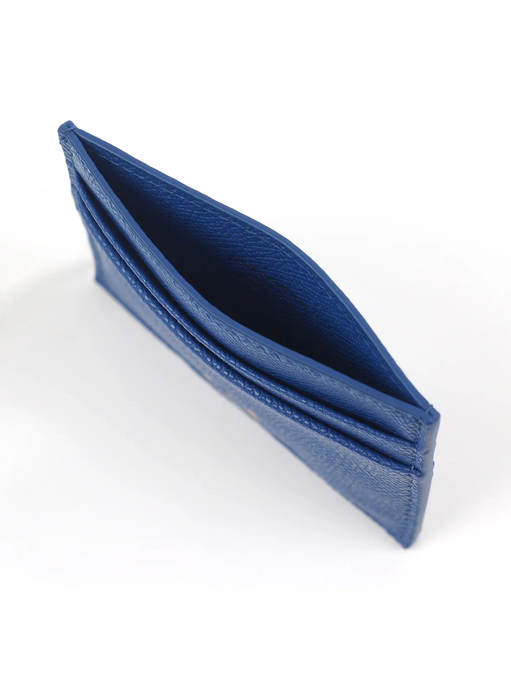 Leather Card Wallet - Cobolt - Image 3