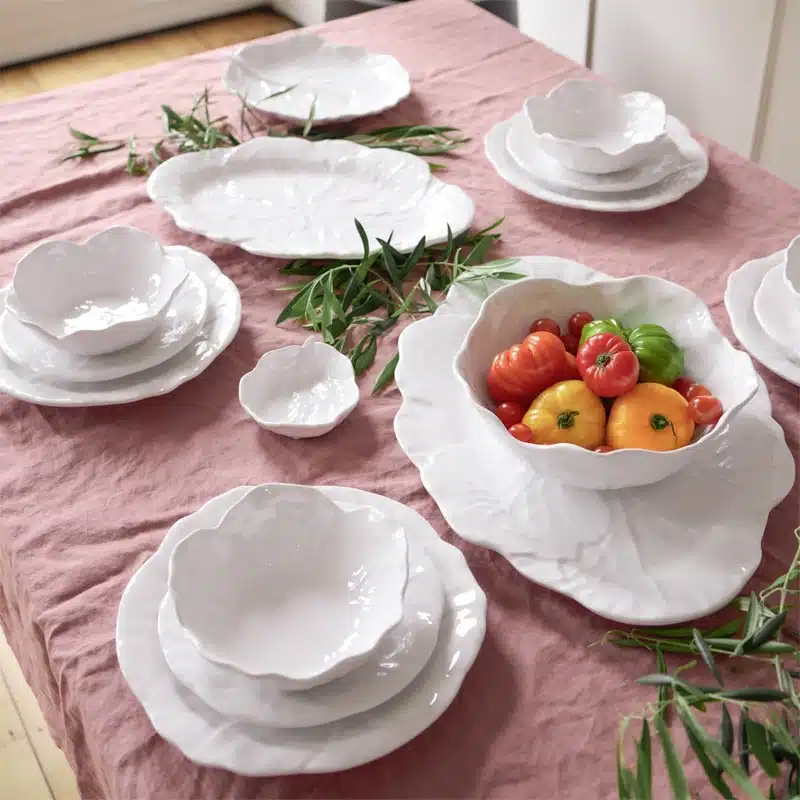 Melamine Cabbage Bowl Medium 27cm - White - Image 3