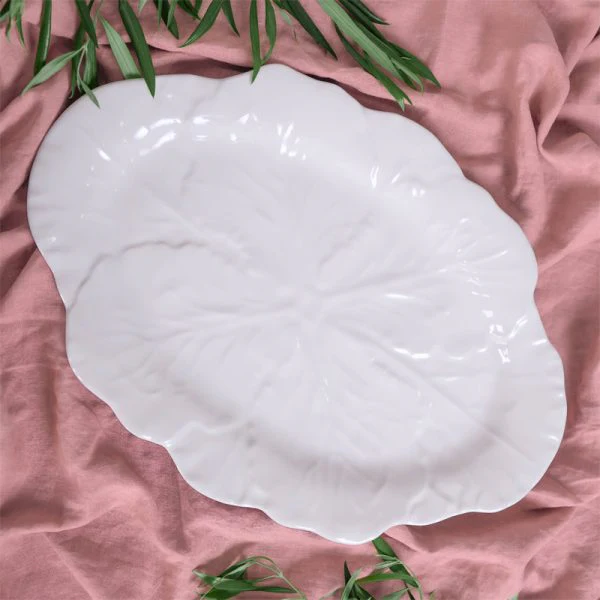 Melamine Cabbage Oval Platter 50cm - Image 2