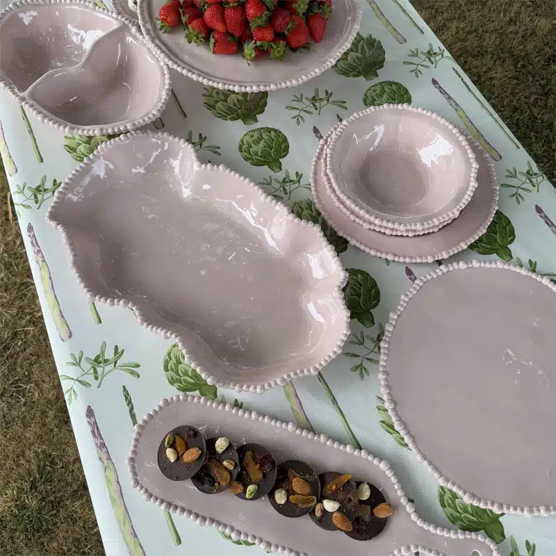 Melamine Pearl Serving Dish - Pink - Image 2