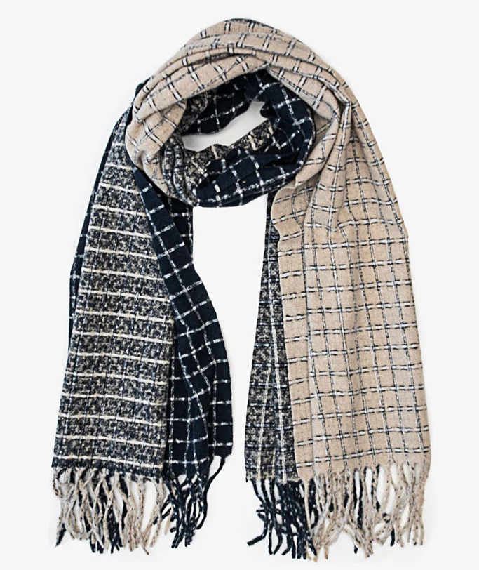 Nautical Grid Scarf