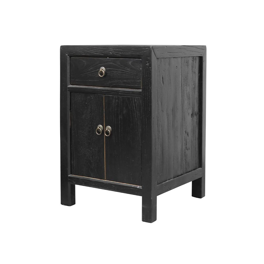 Parq Bedside Table - Black - Image 2