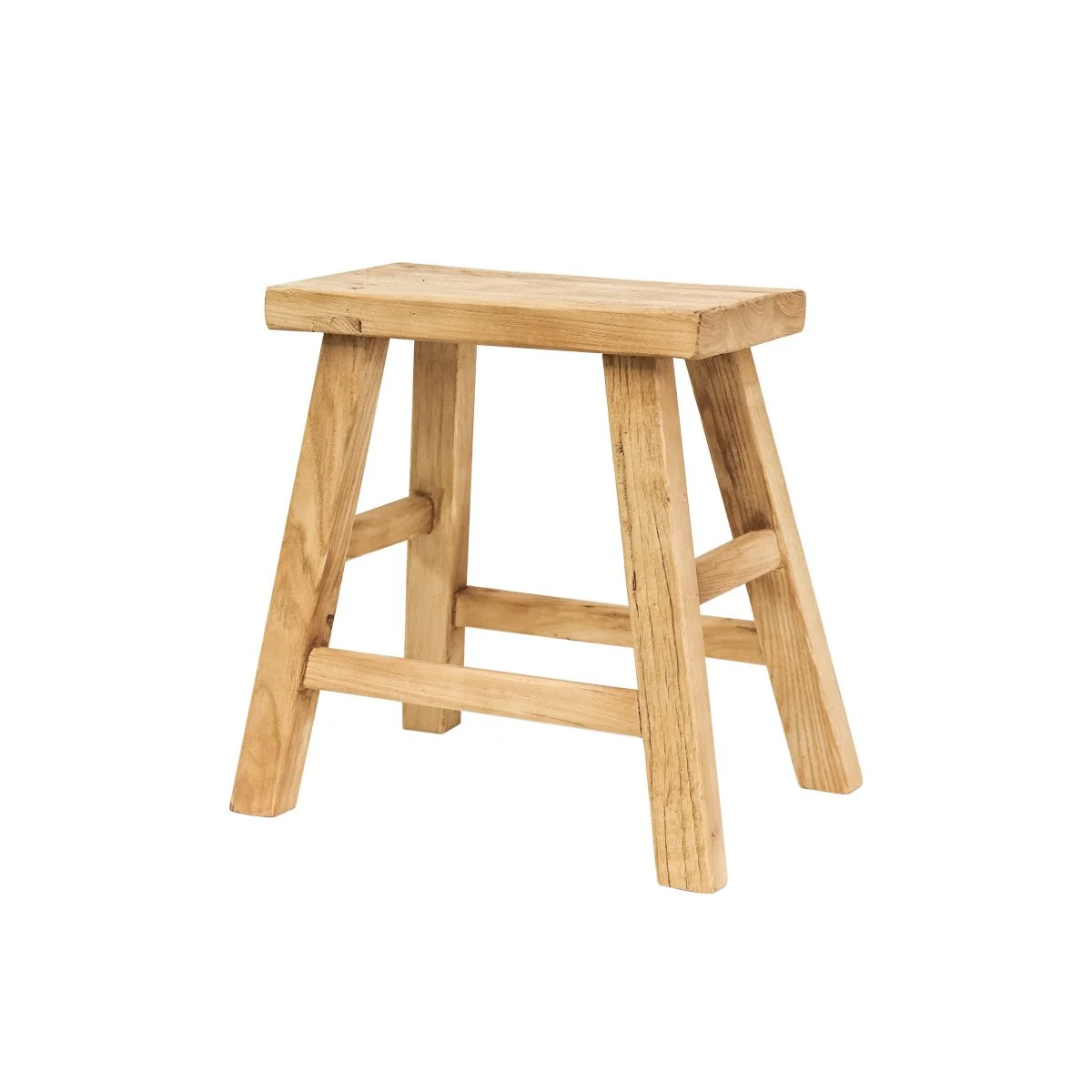 Parq Rectangle Stool - Natural - Image 2