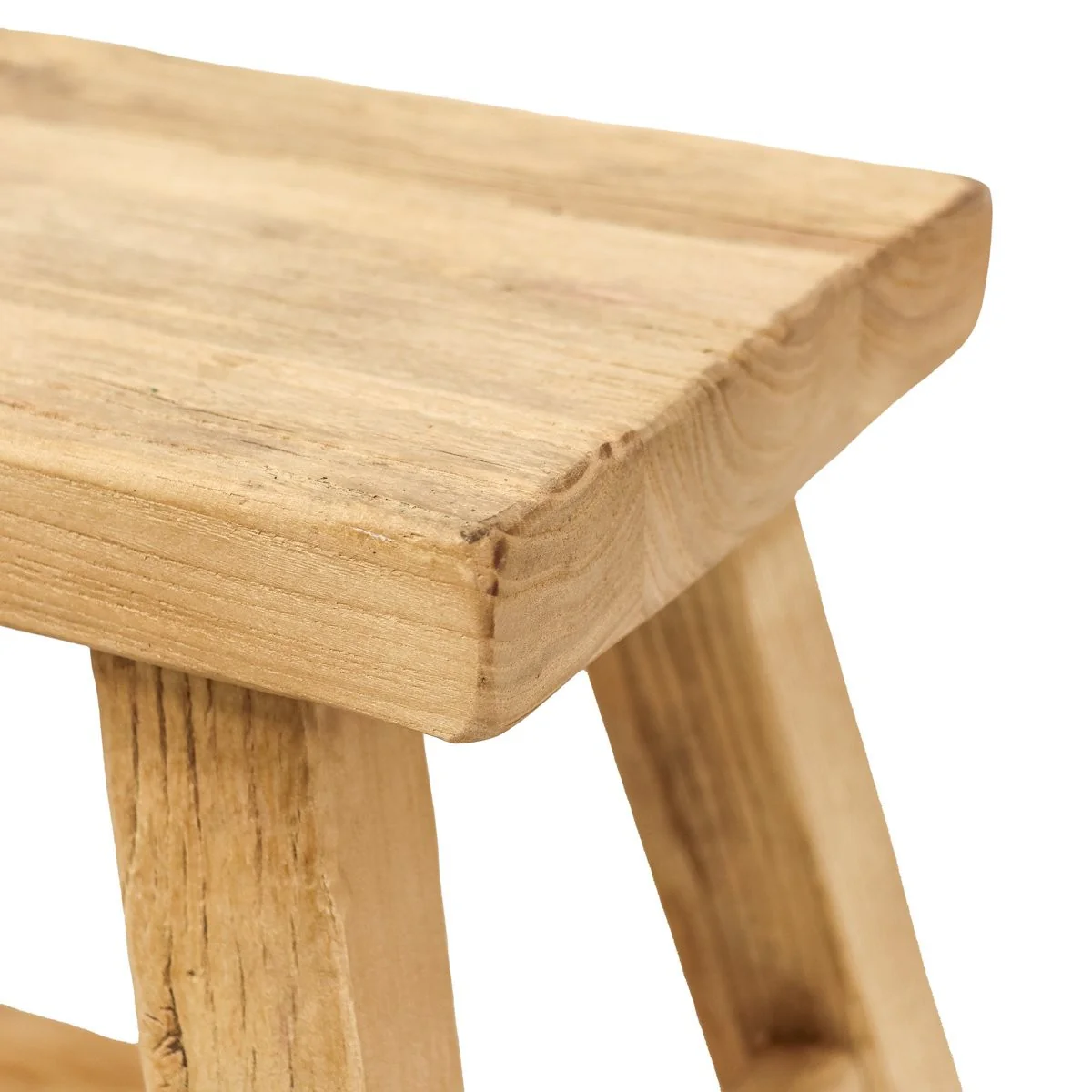 Parq Rectangle Stool - Natural - Image 3