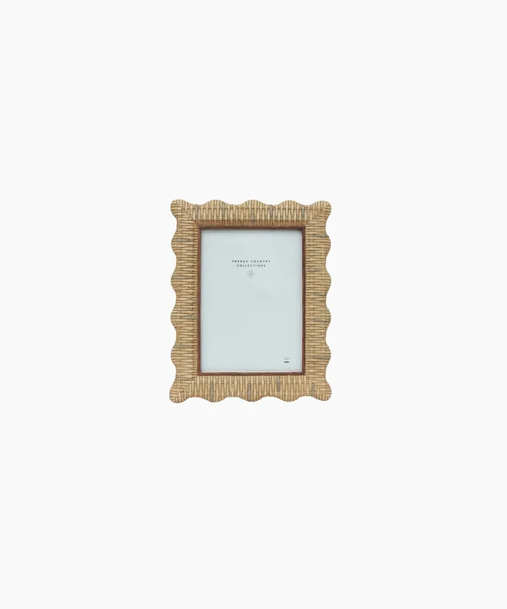 Rattan Wavy Photo Frame - Image 2