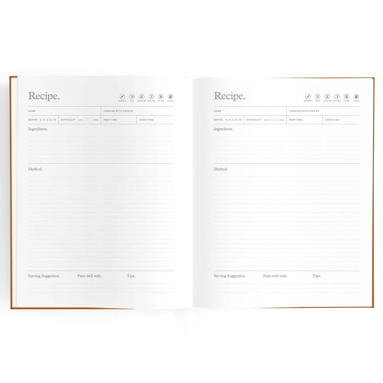 Recipe Journal Book - Tumeric - Image 3