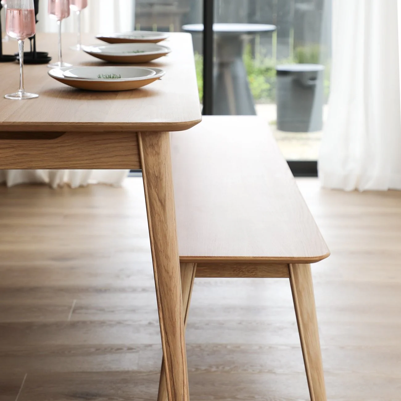 Rokke Bench - Solid Oak/Natural - Image 6