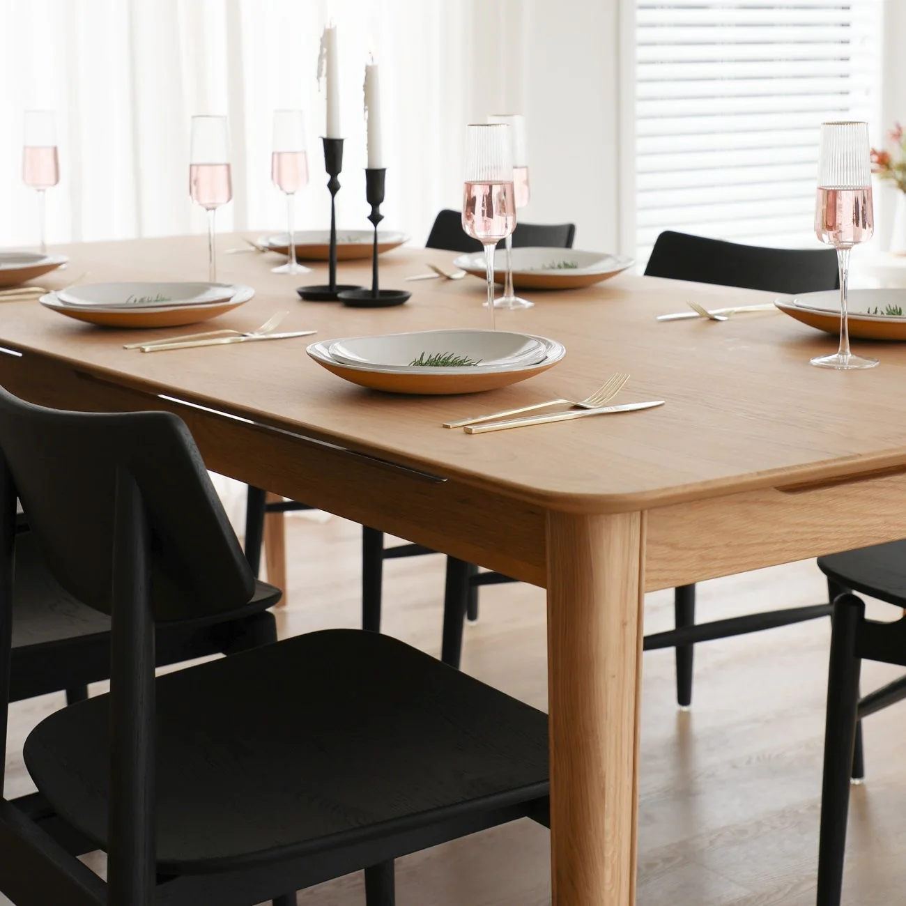 Rokke Dining Table - Oak - Image 3