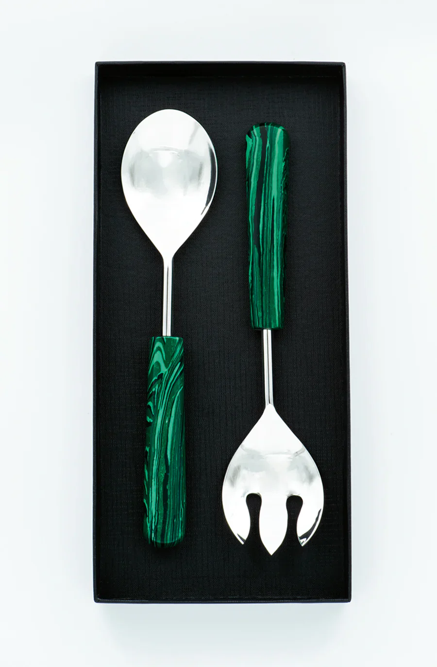 Salad Servers Set - Emerald - Image 2