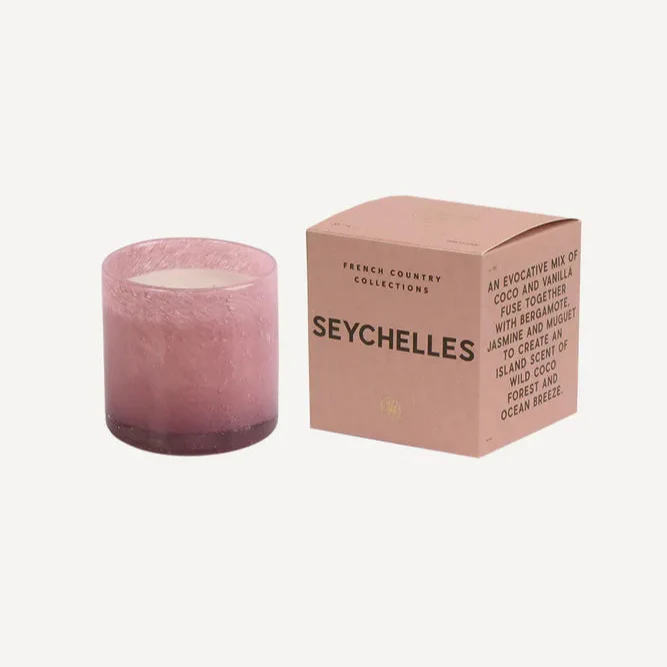 Seychelles - Glass Candle