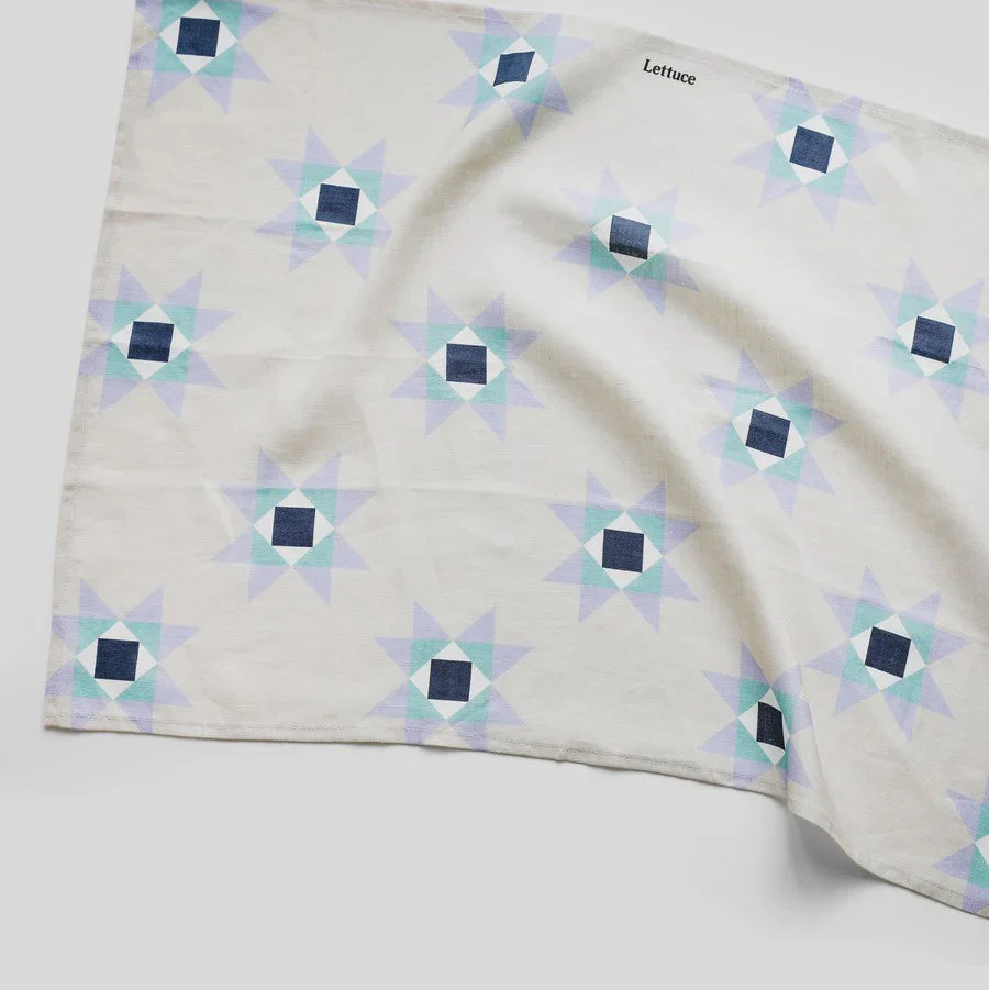 Star Tile Teatowel