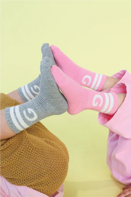 Stripe Logo Socks - Candy - Image 3