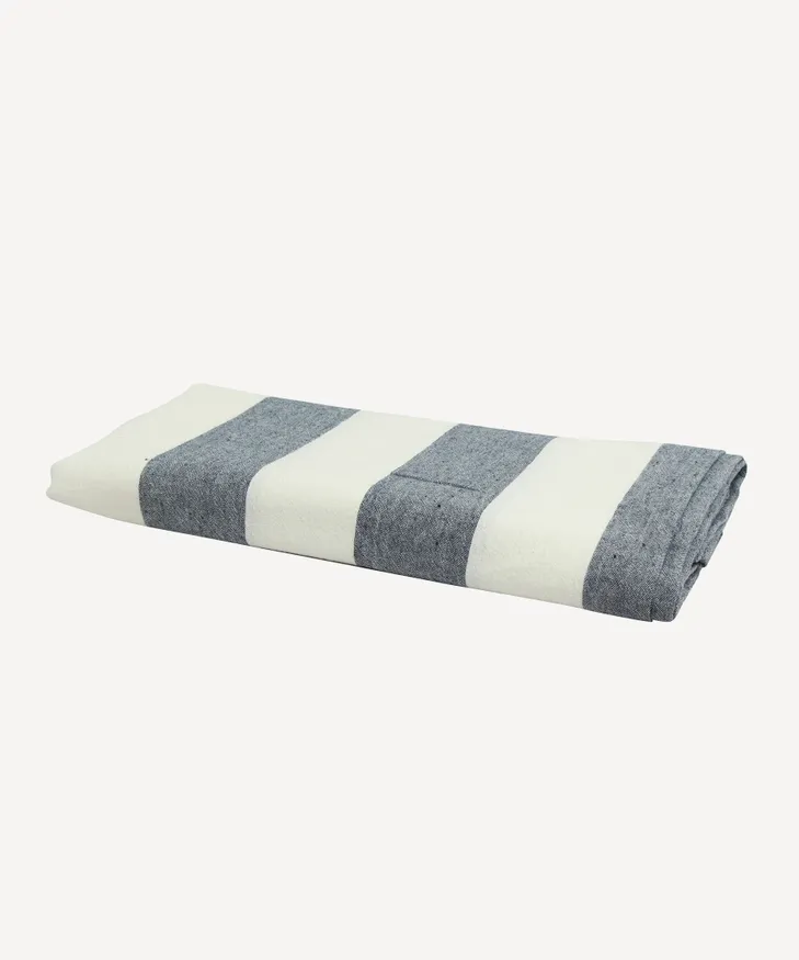 Striped Tablecloth Blue - Image 2