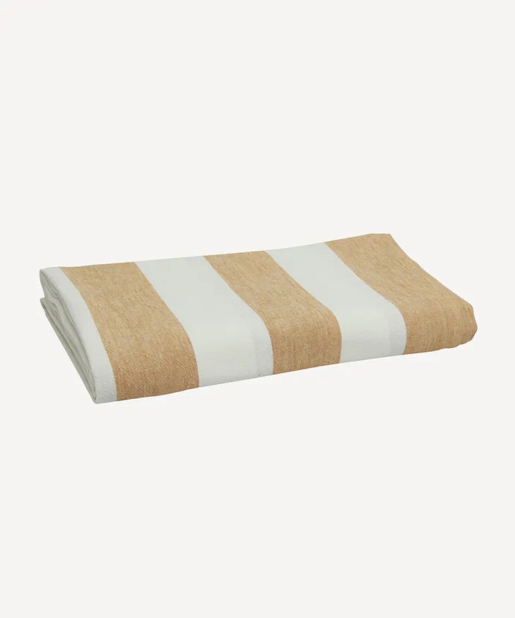 Striped Tablecloth Rust - Image 2