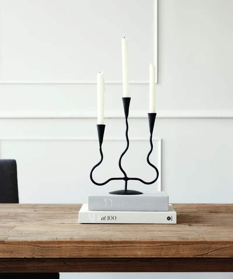 Wavy 3 Cup Candle Holder - Image 2