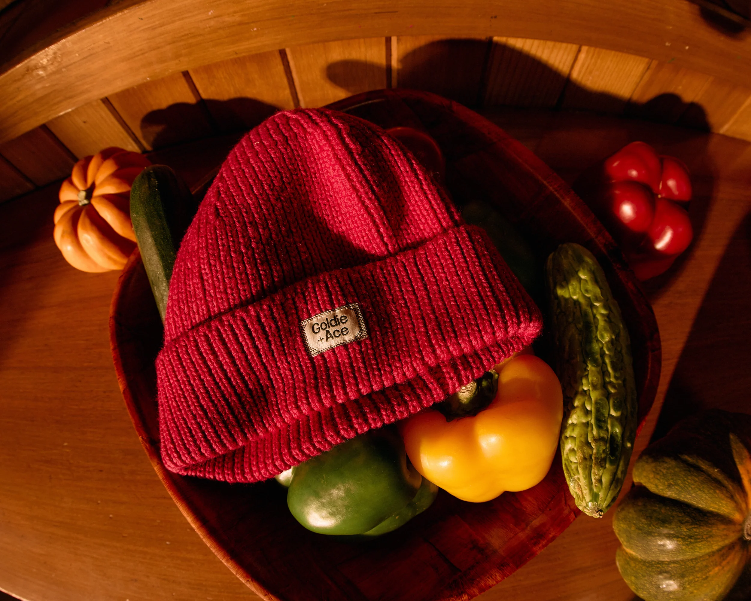 WOOL BEANIE PINK - Image 5