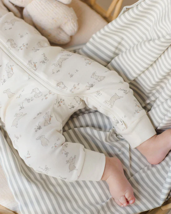 Zip Longsleeve Sleeper || Bunnies - Image 3